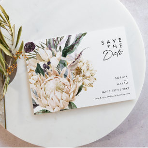 De witte Horizontaal sparen de Datum Save The Date
