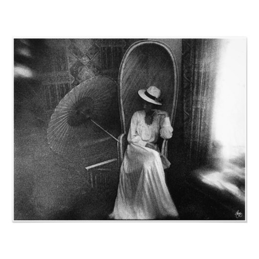 De witte jurk - Open Edition Print Foto Afdruk (Voorkant)