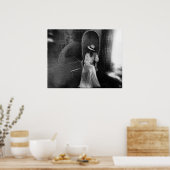 De witte jurk - Poster (Keuken)