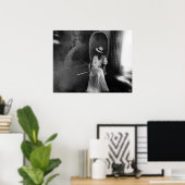 De witte jurk - Poster (Thuiskantoor)