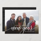 De witte Kaart van de Foto van de Vakantie van het (Voorkant / Achterkant)