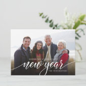 De witte Kaart van de Foto van de Vakantie van het (Staand voorkant)