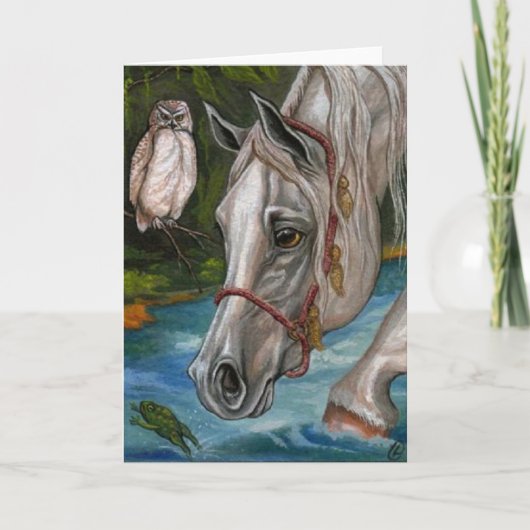 De WITTE Kaart van de Nota van de Uil van het (Voorkant)