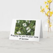 De witte Kaart van de Sympathie van Klokken (Gele Bloem)