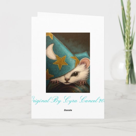 De WITTE Kaart van de TOVENAAR RAT/MICE/MOUSE (Achterkant)