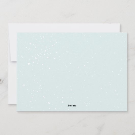 De witte Kaart van de Vakantie van de Foto van (Achterkant)