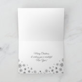 De witte Kaart van de Vakantie van de Kat van (Binnen)