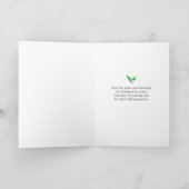 De witte Kaart van de Vakantie van Kerstmis van de (Binnen)