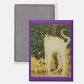 De Witte Kat, Bonnard,  Magneet (Voorkant / Achterkant)