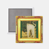 De Witte Kat, Bonnard Magneet (Voorkant / Achterkant)