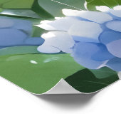 De witte kat in de regen poster (Hoek)