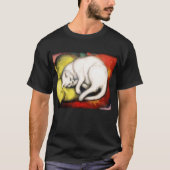 De witte kat schilderij van Franz Marc T-shirt (Voorkant)