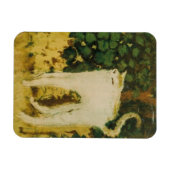 De witte kat van Bonnard Magneet (Horizontaal)