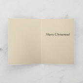 De witte Kerstkaart van het Ornament Feestdagen Kaart (Binnen)