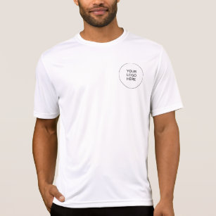 De Witte Klant van de Sjabloon van de Logo van man T-shirt