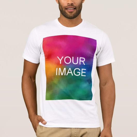 De Witte Kleur van de douane voegt de Sjabloon van T-shirt (Voorkant)