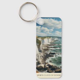De witte kliffen tekening Dover | Engeland Sleutelhanger