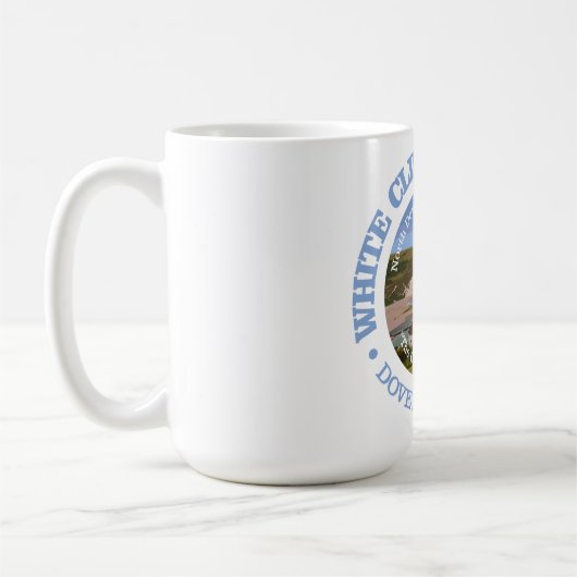 De witte kliffen van Dover (rood) Koffiemok (Links)