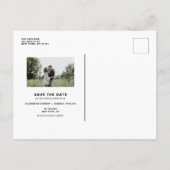 De witte Klootfoto van de Borstel van de Kleur bew Aankondigingskaart (Achterkant)