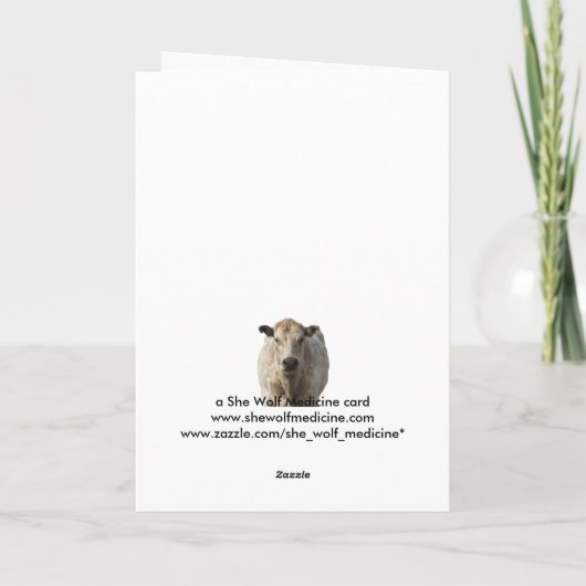 De Witte Koe van Charolais - Westerne Aankondiging (Achterkant)