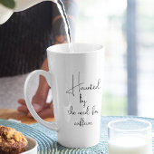 De witte koffie van Halloween Latte Mok