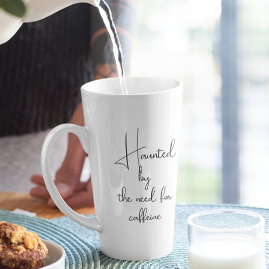 De witte koffie van Halloween Latte Mok