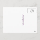 De witte Lama zingt Kerstmis Carol: De Lama van FA Feestdagenkaart (Achterkant)