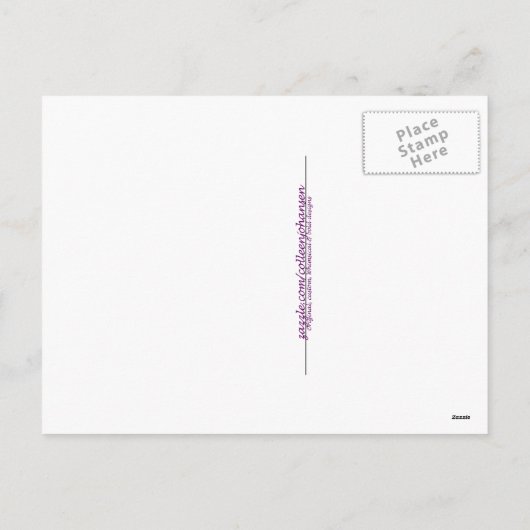 De witte Lama zingt Kerstmis Carol: De Lama van FA Feestdagenkaart (Achterkant)