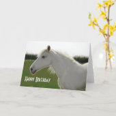 De witte Lege Kaart van de Verjaardag van het (Gele Bloem)