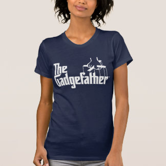 de witte logo gadgefather t-shirt