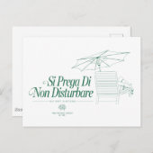 De witte lotus stoort niet briefkaart (Voorkant / Achterkant)