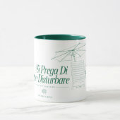 De witte lotus stoort niet mok (Midden)