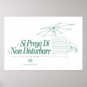 De witte lotus stoort niet poster (Voorkant)