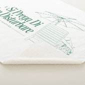 De witte lotus stoort niet sherpa deken (3/4)