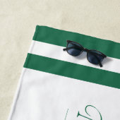 De witte lotus stoort niet strandlaken (In situ)