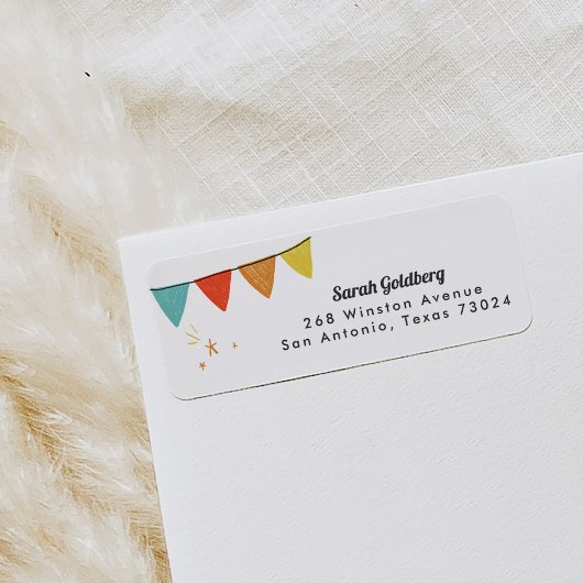 De witte Magische Etiketten van het Adres van de T