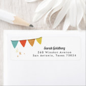 De witte Magische Etiketten van het Adres van de T (Insitu)