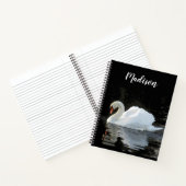 De witte modderwand, reflecties, met jouw naam notitieboek (Binnen)