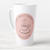 De witte mok Sweet Barista (Linkerhoek)