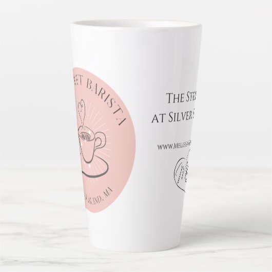 De witte mok Sweet Barista (Voorkant)