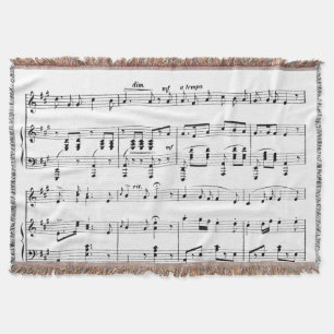 De witte Muziek van het Blad Deken