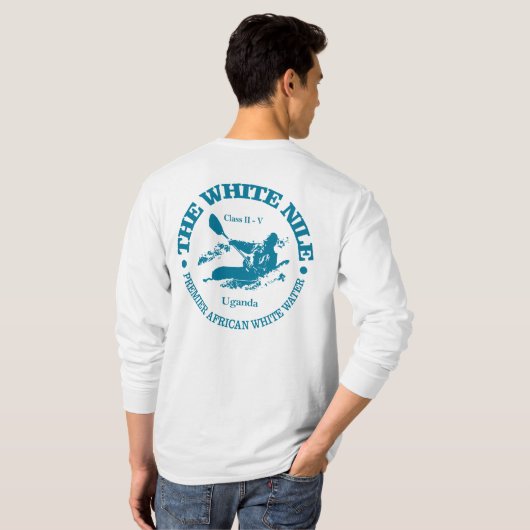 De witte Nijl (K2) T-shirt (Achterkant volledig)