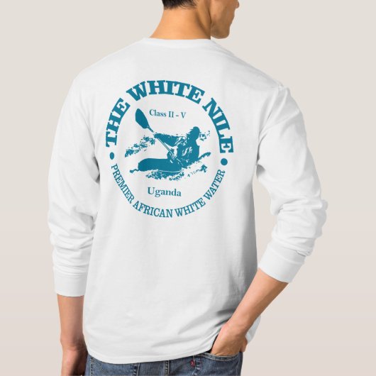 De witte Nijl (K2) T-shirt (Achterkant)