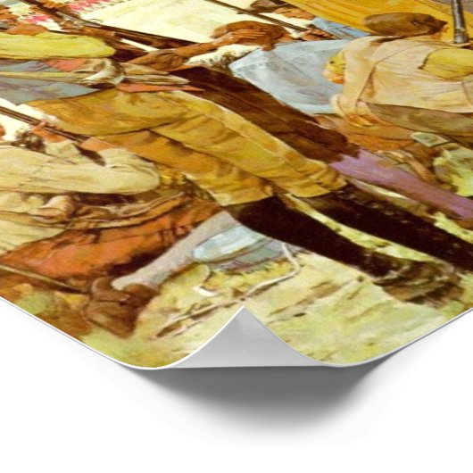 "...de witte ogen van hun ogen," Bunker Hill! Poster (Hoek)