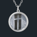 de witte oude kerk in de bergen zilver vergulden ketting<br><div class="desc">de witte oude kerk in de bergen</div>