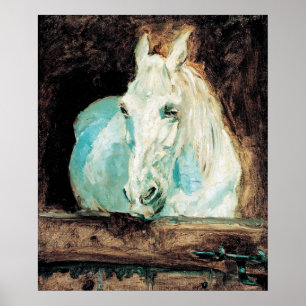 De witte paard Gazelle Henri de Toulouse-Lautrec Poster