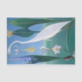 De Witte Reiger door Joseph Stella Tissuepapier (Voorkant)