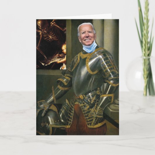 De Witte Ridder Verjaardag Kaart (Voorkant)