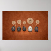 De witte rij poster (Voorkant)