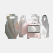 De witte roos - bedankdoosjes (Uitgevouwen)